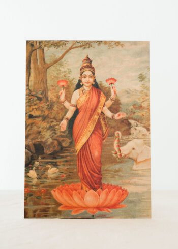 Lakshmi - Goddess of Wealth & Abundance A5 Print