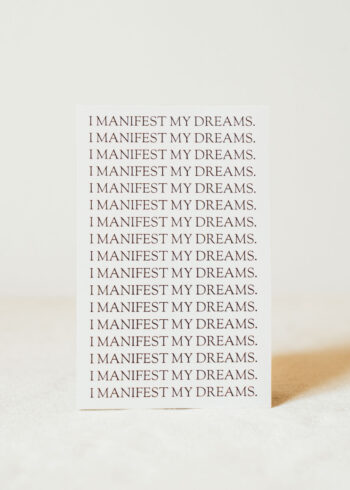Manifestation Sticker (5-er Pack)